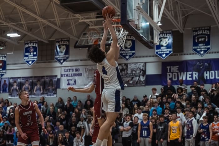 Grove City vs St. Francis DeSales boys basketball 022523 Gabe Haferman28